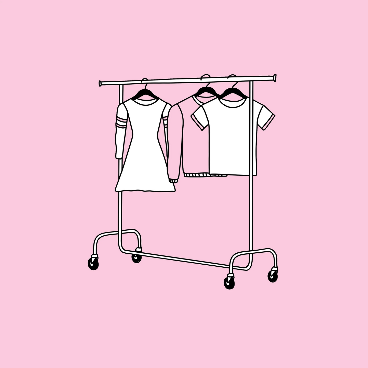 + Extra Kleiderstange (ohne Bügel) leihen